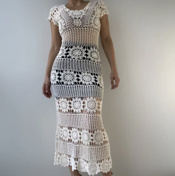 Floral Crochet Dresses